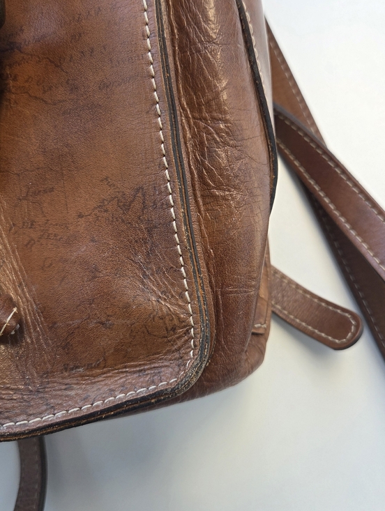 Patricia Nash leather Aberdeen Map Embossed collection backpack main image 6